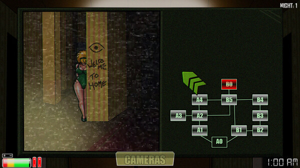 Игра Five Nights at Backrooms: Waifu Edition, скриншот