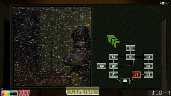 Игра Five Nights at Backrooms: Waifu Edition, скриншот