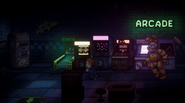 Игра Five Nights at Freddy's: Into the Pit, скриншот