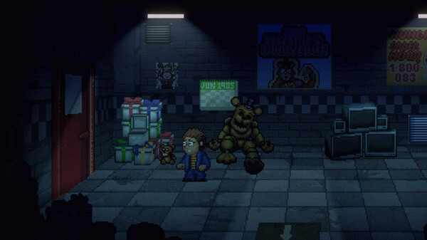 Игра Five Nights at Freddy's: Into the Pit, скриншот
