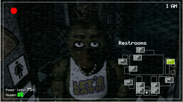 Игра Five Nights at Freddy's, скриншот