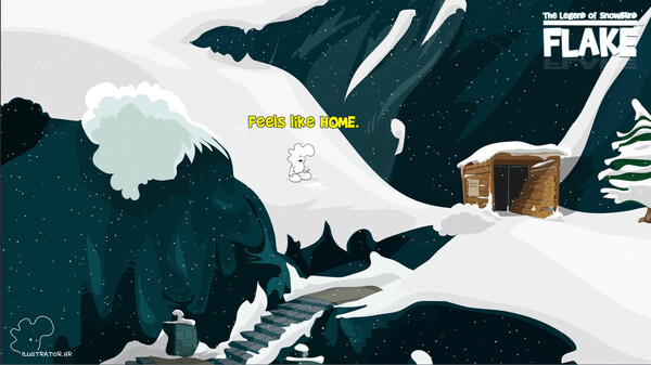 Игра FLAKE The Legend of Snowblind, скриншот