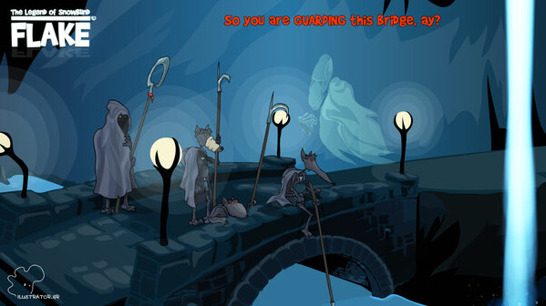 Игра FLAKE The Legend of Snowblind, скриншот