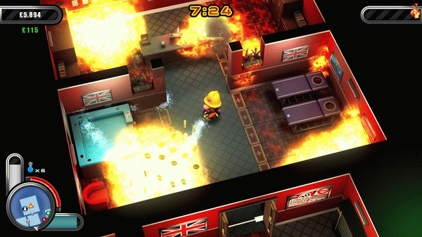 Игра Flame Over, скриншот