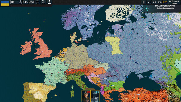 Игра Flames in Modern Europe, скриншот