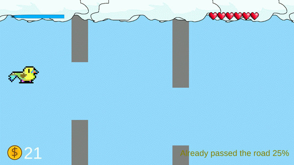 Игра flappy bird ultra, скриншот