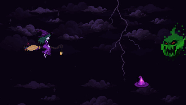 Игра Flappy Witch, скриншот