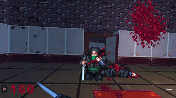 Игра FLASH OF THE BLADE X, скриншот