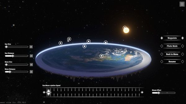 Игра Flat Earth Simulator, скриншот