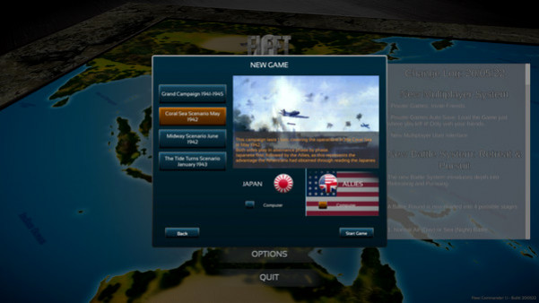 Игра Fleet Commander: Pacific, скриншот