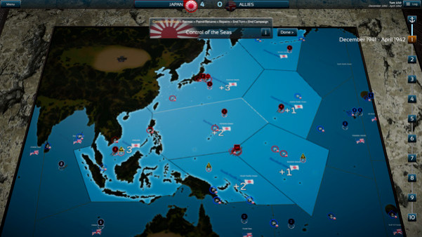 Игра Fleet Commander: Pacific, скриншот