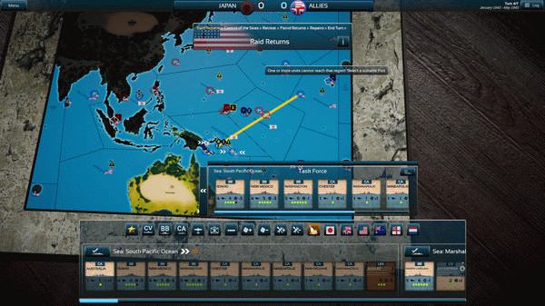 Игра Fleet Commander: Pacific, скриншот