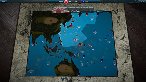 Игра Fleet Commander: Pacific, скриншот