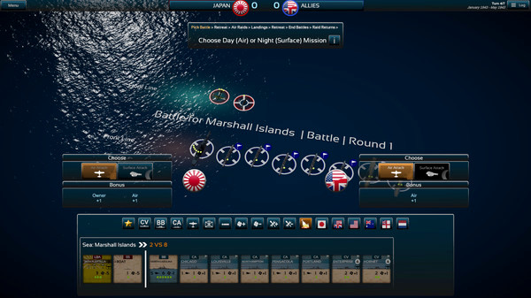 Игра Fleet Commander: Pacific, скриншот