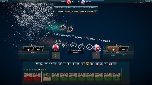 Игра Fleet Commander: Pacific, скриншот
