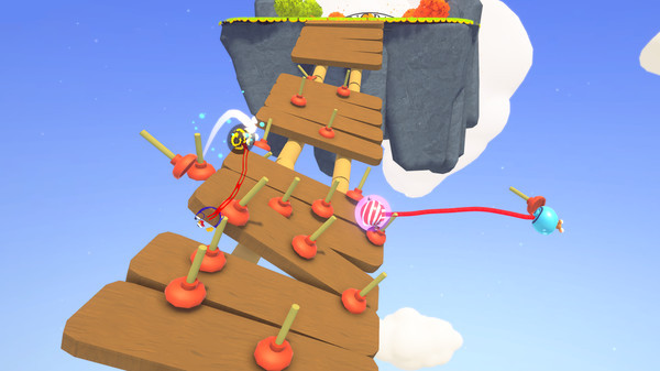 Игра Fling to the Finish, скриншот