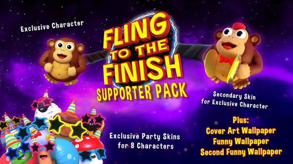 Игра Fling to the Finish - Supporter Pack, скриншот