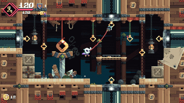 Игра Flinthook, скриншот