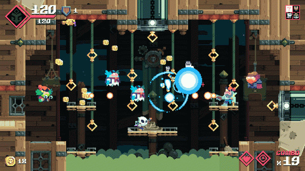 Игра Flinthook, скриншот
