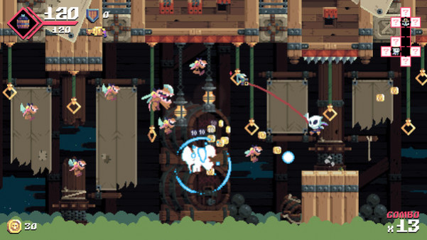 Игра Flinthook, скриншот