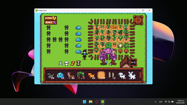 Игра Floaty Farm, скриншот