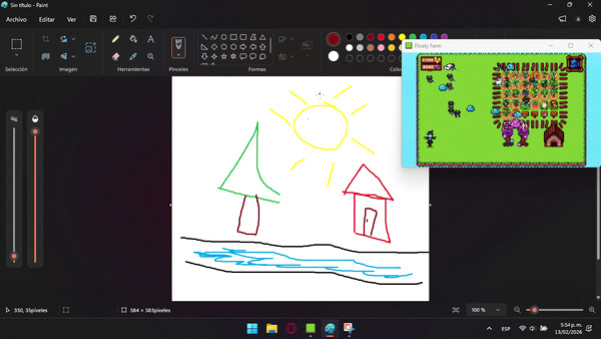Игра Floaty Farm, скриншот