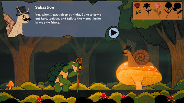 Игра Flower For A Farewell, скриншот