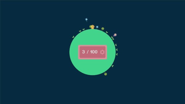 Игра Flower Planet, скриншот