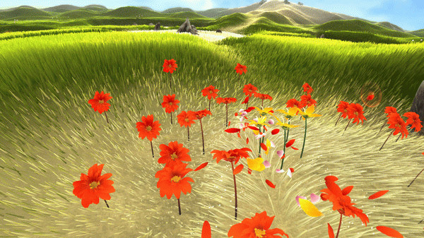 Игра Flower, скриншот