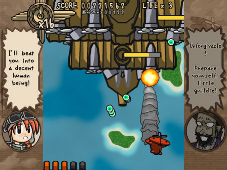 Игра Flying Red Barrel - The Diary of a Little Aviator, скриншот