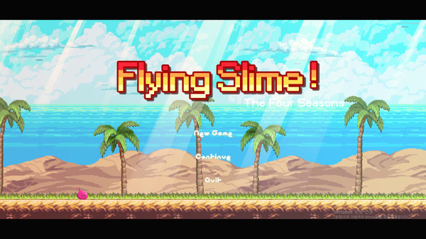 Игра Flying Slime!, скриншот