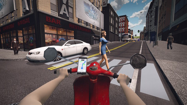 Игра Food Delivery Simulator, скриншот