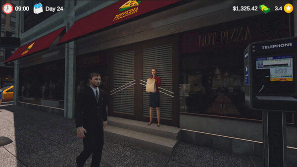 Игра Food Delivery Simulator, скриншот