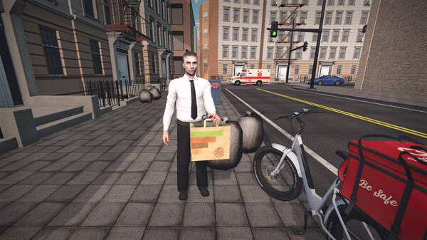 Игра Food Delivery Simulator, скриншот