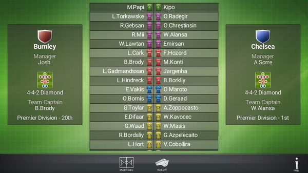 Игра Football Director 2019, скриншот