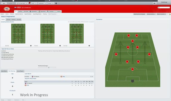 Игра Football Manager 2011, скриншот