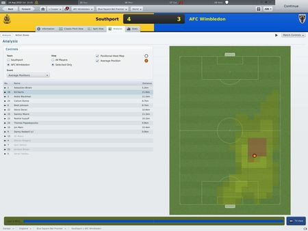Игра Football Manager 2011, скриншот