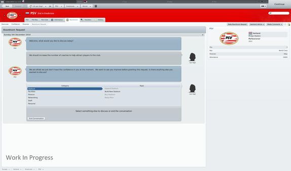 Игра Football Manager 2011, скриншот