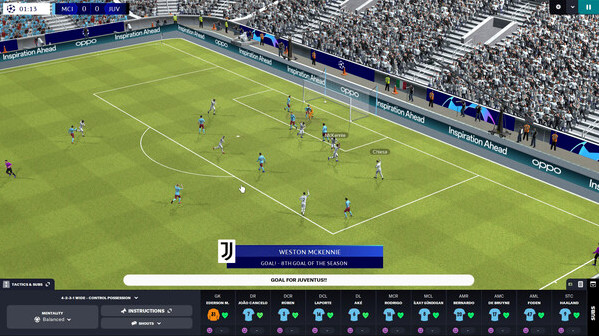Игра Football Manager 2023, скриншот