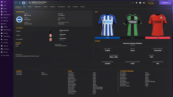 Игра Football Manager 2024, скриншот