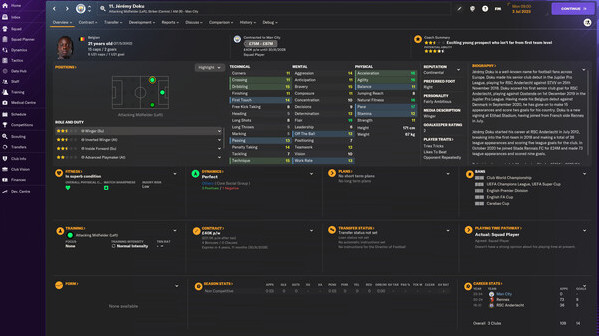 Игра Football Manager 2024, скриншот