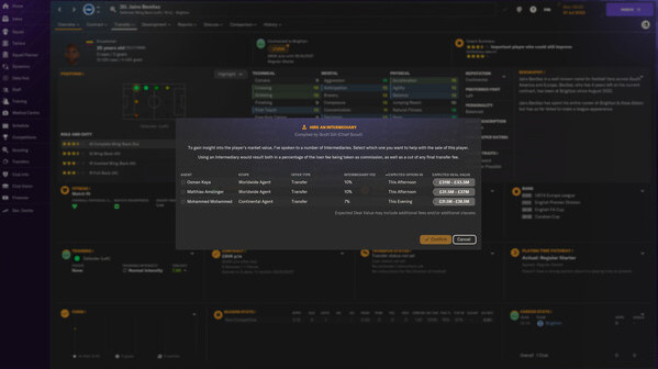 Игра Football Manager 2024, скриншот