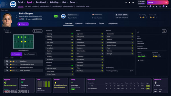 Игра Игровой редактор Football Manager 26, скриншот