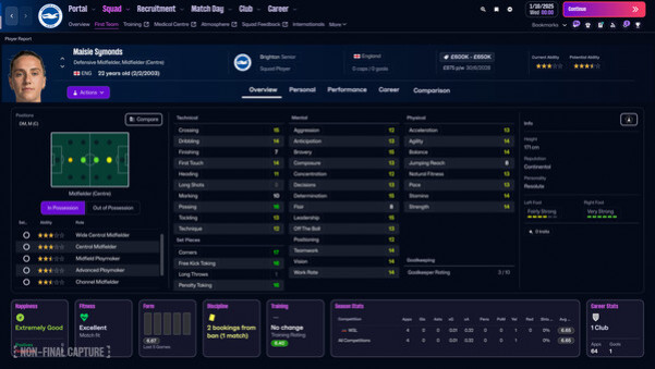 Игра Игровой редактор Football Manager 26, скриншот