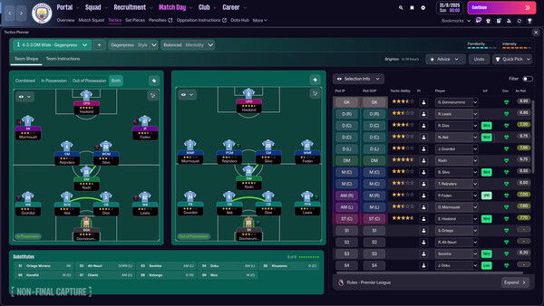 Игра Игровой редактор Football Manager 26, скриншот
