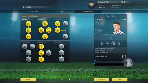 Игра Football, Tactics & Glory: Football Stars, скриншот