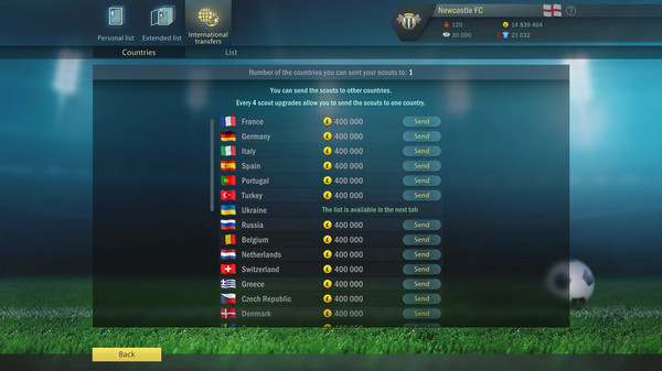 Игра Football, Tactics & Glory: Football Stars, скриншот