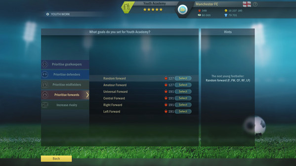 Игра Football, Tactics & Glory: Manager's Journey, скриншот