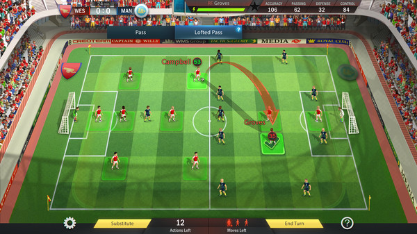 Игра Football, Tactics & Glory, скриншот