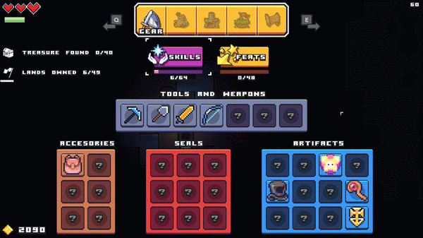 Игра Forager, скриншот